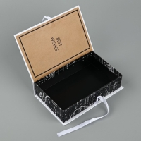 Коробка - книга, упаковка подарочная, &laquo;Карта мира&raquo;, 20 х 12.5 х 5 см