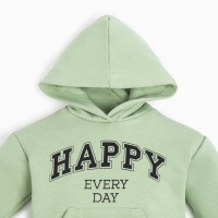 Толстовка Крошка Я Street style, рост 62-68 см, зелёный Толстовка Крошка Я Street style, рост 62-68 см, зелёный