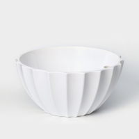 Кашпо для цветов с автополивом &laquo;Ракушка&raquo;, 2,4 л, цвет белый