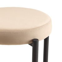 Табурет "Оливия" Velutto 07, бежевый Табурет "Оливия" Velutto 07, бежевый