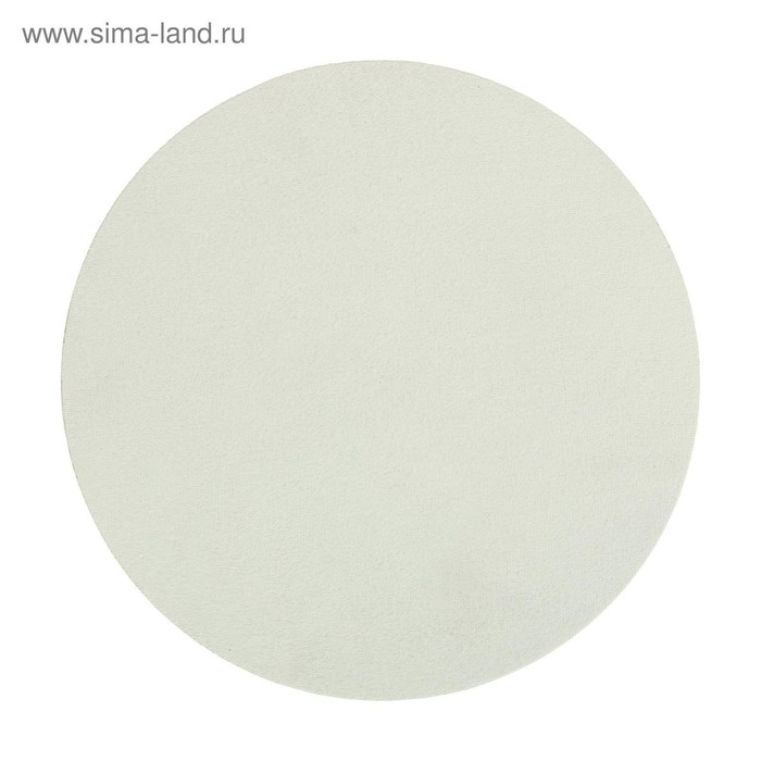 Холст круглый на оргалите 4 мм, d-25, хлопок 100% акриловый грунт, мелкое зерно, 250 г/м&sup2;