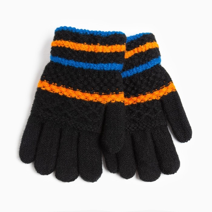 Перчатки детские, цвет чёрный, размер 15 (7-8 лет) Перчатки детские, цвет чёрный, размер 15 (7-8 лет)