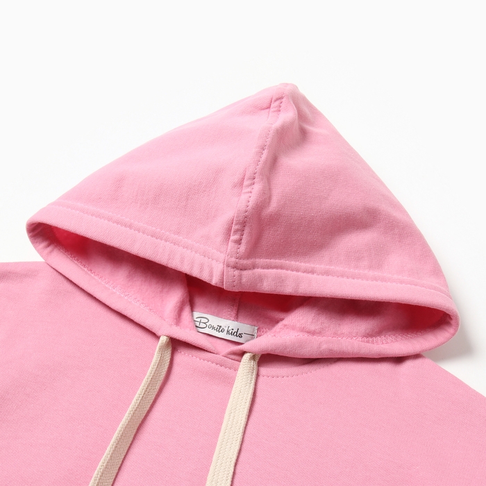 Толстовка для девочек НАЧЕС, цвет розовый, рост 104