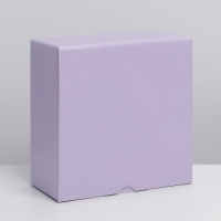 Коробка подарочная складная, упаковка, &laquo;Лавандовая&raquo;, 15 х 15 х 7 см