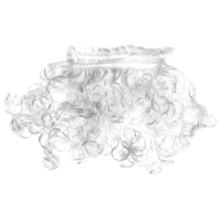 Карнавальная борода &laquo;Дед Мороз&raquo;, кудрявая