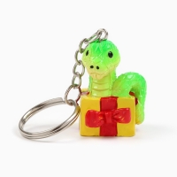 Новогодний брелок для ключей, объемный &laquo;Новый год: Новогодний микс&laquo;Новый год: 5 шт