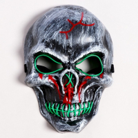 Карнавальная маска &laquo;Череп&raquo;, световая