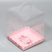 Коробка кондитерская, сундук, упаковка, You are beautiful, 14 х 14 х 18 см