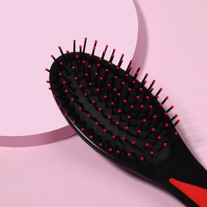 Расчёска массажная, 6 × 21 см, цвет МИКС Расчёска массажная, 6 × 21 см, цвет МИКС