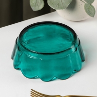 Салатник стеклянный фигурный &laquo;Цветочный&raquo;, 500 мл, 15&times;5 см