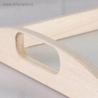 Поднос деревянный "Дачный", МАССИВ, 25&times;45&times;6,5 см