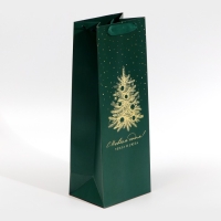 Пакет под бутылку &laquo;Тепла и уюта&raquo;, 13 х 36 х 10 см, Новый год