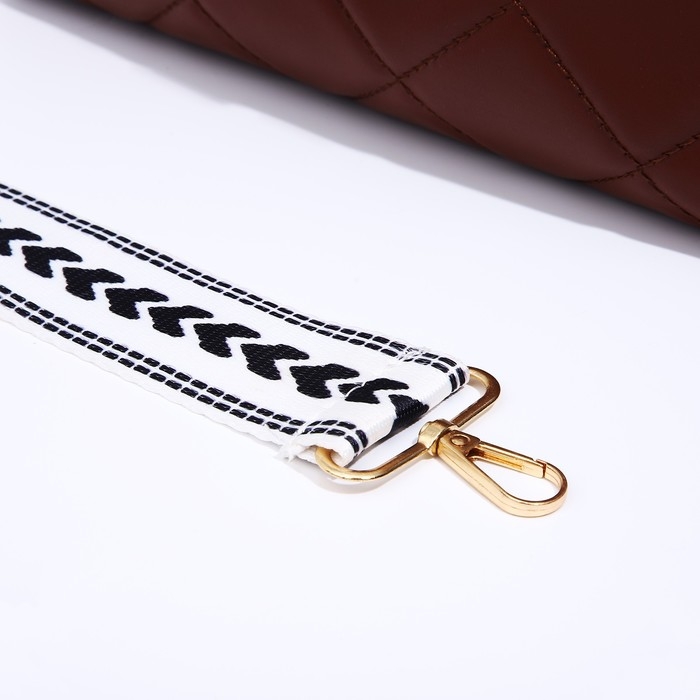 Сумка кросс-боди на молнии, цвет коричневый