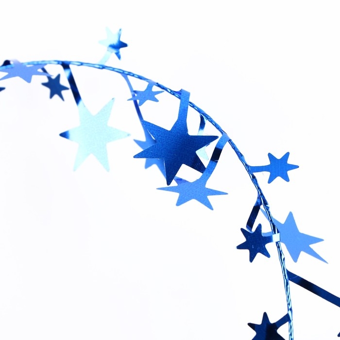Новый год! Проволока для поделок и декора &laquo;Звёздочка&raquo; длина &mdash; 5 метров, цвет синий