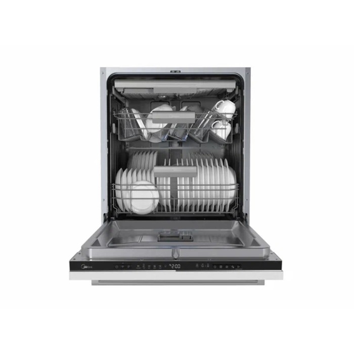 Посудомоечная машина Midea MID60S350i, встраиваемая, класс А++, 14 комплектов, 10 режимов