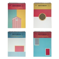 Скетчбук 18х25см для пастели, 30 листов "Геометрия", жесткая обложка, плотность 130 гр, МИКС Скетчбук 18х25см для пастели, 30 листов "Геометрия", жесткая обложка, плотность 130 гр, МИКС