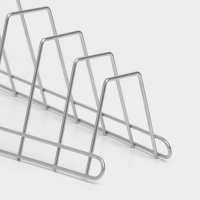 Подставка для крышек, 34×18×16 см, хром Подставка для крышек, 34×18×16 см, хром