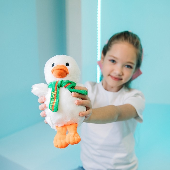 Мягкая игрушка &laquo;Уткас шарфом&raquo;, 20 см