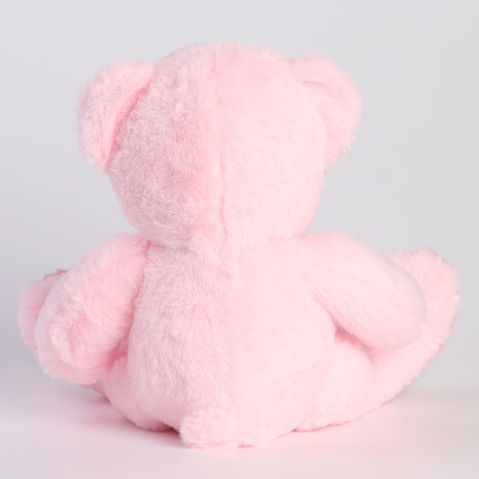 Мягкая игрушка &laquo;Медведь&raquo;, с бантом, 40 см, цвет светло-розовый