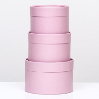 Набор шляпных коробок 3 в 1,"Пыльная роза",16 х 10,14 х 9,13 х 8,5 см Набор шляпных коробок 3 в 1,"Пыльная роза",16 х 10,14 х 9,13 х 8,5 см