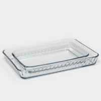 Набор форм для выпечки Borcam, 2 предмета: 1,9 л, 3,8 л Набор форм для выпечки Borcam, 2 предмета: 1,9 л, 3,8 л