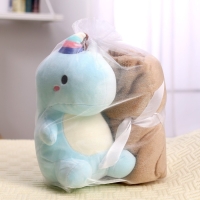 Мягкая игрушка с пледом &laquo;Динозаврик&raquo;, цвета МИКС