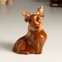 Сувенир керамика "Лось-красавец" 5,8х7,3х11 см Сувенир керамика "Лось-красавец" 5,8х7,3х11 см