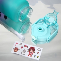 Бутылка для воды с наклейками &laquo;Спорт&raquo;, 2,25 л