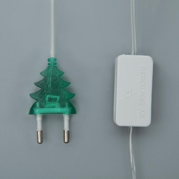 Гирлянда «Нить» 2.5 м, IP20, прозрачная нить, 25 LED, свечение RG/RB, мигание, 220 В Гирлянда «Нить» 2.5 м, IP20, прозрачная нить, 25 LED, свечение RG/RB, мигание, 220 В