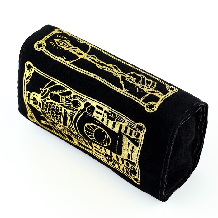 Мешочек для карт на Хэллоуин &laquo;Таро A. E. W.&raquo;, бархатный, 14х40 см