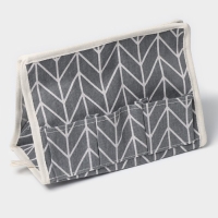 Органайзер для мелочей Доляна &laquo;Зиг-заг&raquo;, 6 карманов, 25&times;13&times;18 см, цвет серый