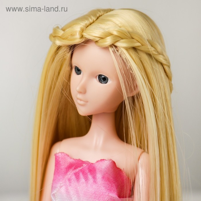 Волосы для кукол &laquo;Прямые с косичками&raquo; размер маленький, цвет 613