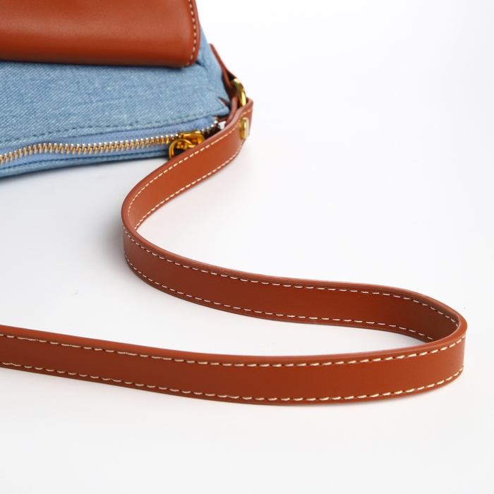 Сумка женская TEXTURA, средний размер, цвет голубой джинс Сумка женская TEXTURA, средний размер, цвет голубой джинс