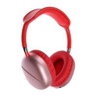 Наушники AKZ MAX10, беспроводные, полноразмерные, микрофон, подсветка, красные Наушники AKZ MAX10, беспроводные, полноразмерные, микрофон, подсветка, красные