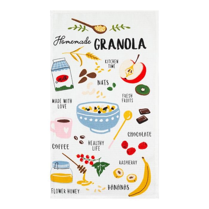 Полотенце кухонное Доляна Granola, 35х60 см, 100% хлопок, 160г/м2