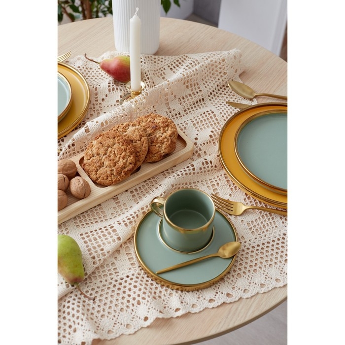 Скатерть Этель "Цветы" 85х85&plusmn;5 см, 100% п/э