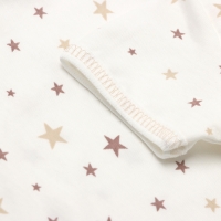 Боди детское с коротким рукавом, цвет белый/звезды, рост 80