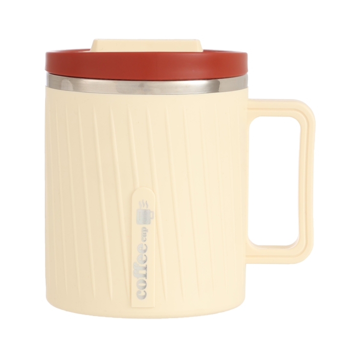 Термокружка, 580 мл, Coffee, бежевая Термокружка, 580 мл, Coffee, бежевая