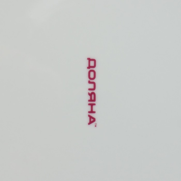 Тарелка керамическая обеденная Доляна &laquo;Моника&raquo;, d=22,5 см, цвет белый