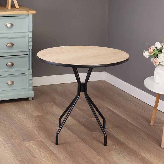 Стол кухонный Рунд ЛДСП 22 мм, 780х780х740, Дуб ирландский Стол кухонный Рунд ЛДСП 22 мм, 780х780х740, Дуб ирландский