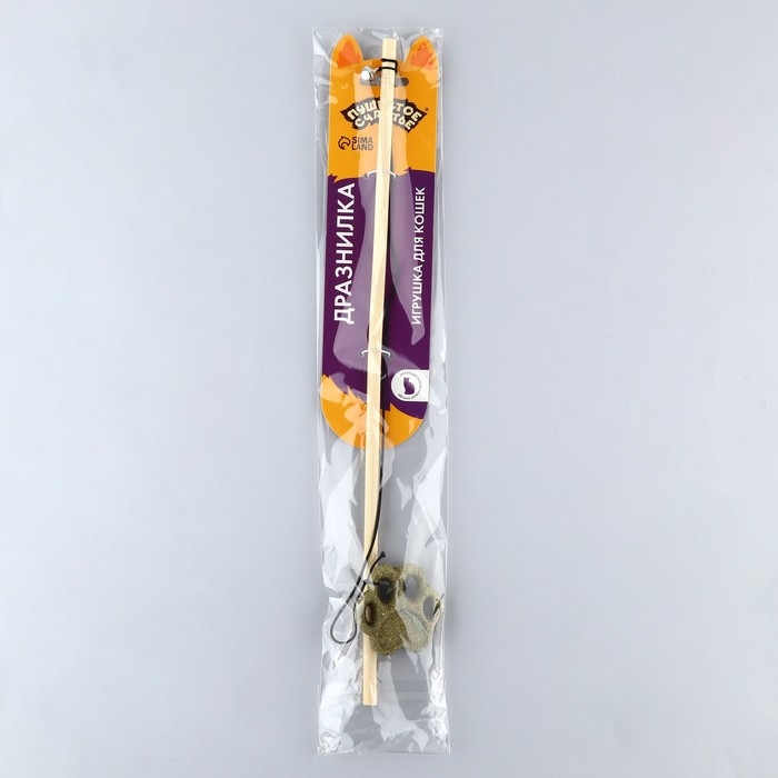 Дразнилка для кошки с кошачьей мятой &laquo;Лапка&raquo;