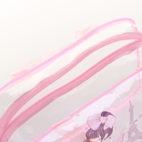 Косметичка на молнии, цвет розовый Косметичка на молнии, цвет розовый