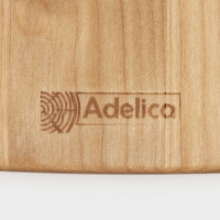 Подарочный набор деревянной посуды Adelica &laquo;Мечта хозяйки&raquo;, доска разделочная d=28 см, блюдо для подачи d=24 см, менажница d=20 см, подставка, берёза