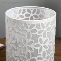 Лампа настольная "Цветы" 1xE27 40Вт белый 14,5х14,5х19,5 см RISALUX Лампа настольная "Цветы" 1xE27 40Вт белый 14,5х14,5х19,5 см RISALUX