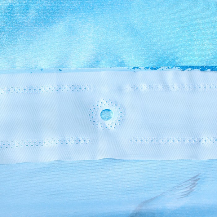 Штора для ванной комнаты Доляна &laquo;Дельфины&raquo;, 180&times;180 см, PEVA