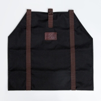 Сумка "Весёлый трубочист.УСИЛЕННАЯ" для переноски дров с ручками из стропы, 45х86 см, черная Сумка "Весёлый трубочист.УСИЛЕННАЯ" для переноски дров с ручками из стропы, 45х86 см, черная