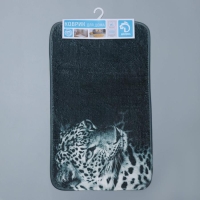 Коврик для ванной Доляна &laquo;Леопард&raquo;, 45&times;75 см