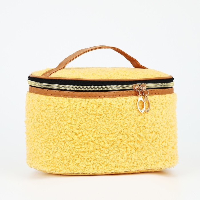 Косметичка на молнии, цвет жёлтый Косметичка на молнии, цвет жёлтый