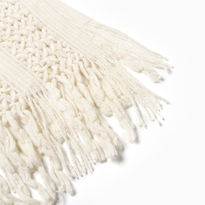 Плед Этель White knit 130*170 см, цв.белый, 100% акрил Плед Этель White knit 130*170 см, цв.белый, 100% акрил