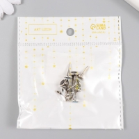 Брадсы для скрапбукинга "Стразинки" набор 10 шт МИКС 1,4х0,8х0,8 см